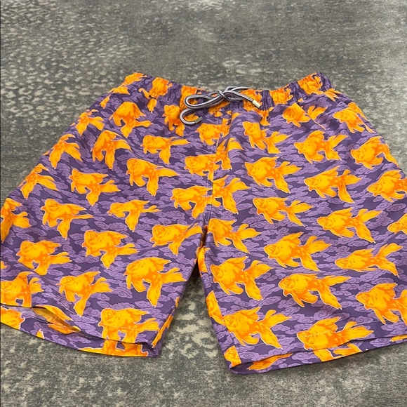 Peter Millar Purple and Orange Swim Trunks - Picture 3 of 9